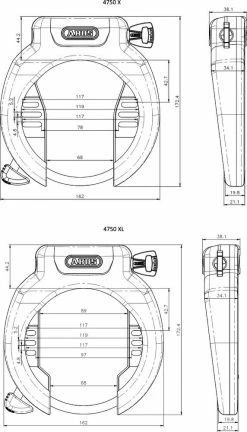 ABUS - Antivol De Cadre 4750 X / XL 8 ABUS - Antivol De Cadre 4750 X / XL -Promos Vélo Électrique Magasin abus antivol cadre 4750 x xl 3 3840x2160