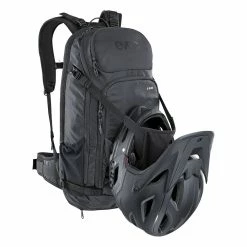 Evoc - TRAIL E-RIDE - Nouveauté 2020 ! - Sac à Dos Avec Compartiment Batterie -Promos Vélo Électrique Magasin evoc trail e ride sac a dos vttae noir protection dorsale 3840x2160