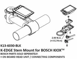K-Edge - Support De Potence Pour écran Bosch Kiox 9 K-Edge - Support De Potence Pour écran Bosch Kiox -Promos Vélo Électrique Magasin k edge vorbau displayhalter bosch kiox montagehinweis 3840x2160