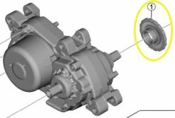 Shimano - Bague De Verrouillage Pour Moteur E5000