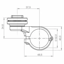SP Connect - Bike Mount Pro - Support Au Guidon -Promos Vélo Électrique Magasin sp connect bike mount pro detail 2 3840x2160