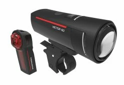 Trelock - Set D'éclairage Avant/arrière LS 600 I-GO Vector & LS 740 I-GO
